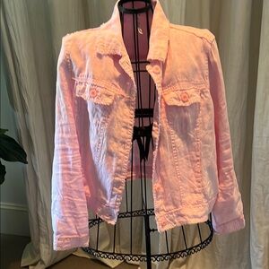 Pink Denim Jacket